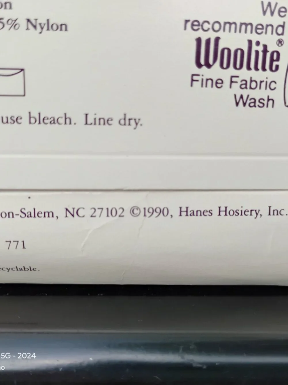 Hanes brand fitting